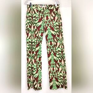 LIGHTWEIGHT COTTON PANTS WITH IKAT PRINT